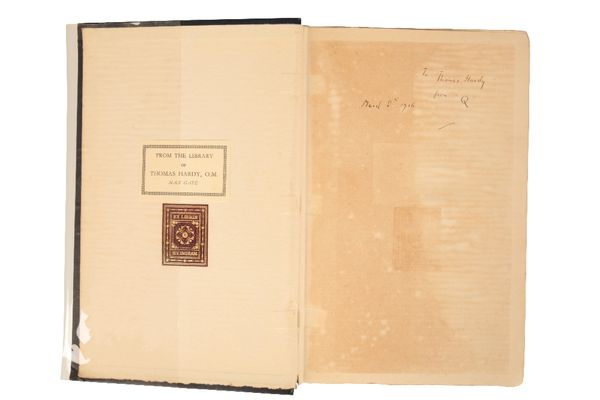 FROM THE PERSONAL LIBRARY OF THOMAS HARDY, MAX GATE: SIR ARTHUR QUILLER-COUCH