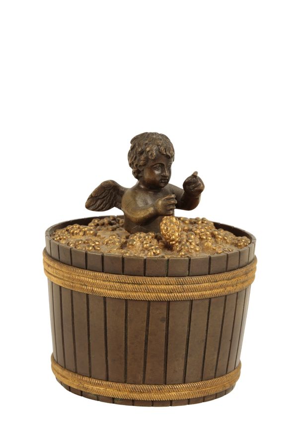 NOVELTY BRONZE INKWELL