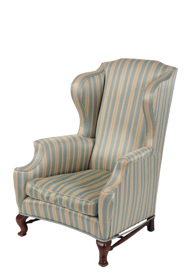 GEORGE III WING ARMCHAIR