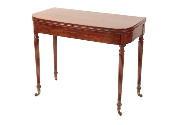 LATE GEORGE III FOLD-OVER TEA TABLE