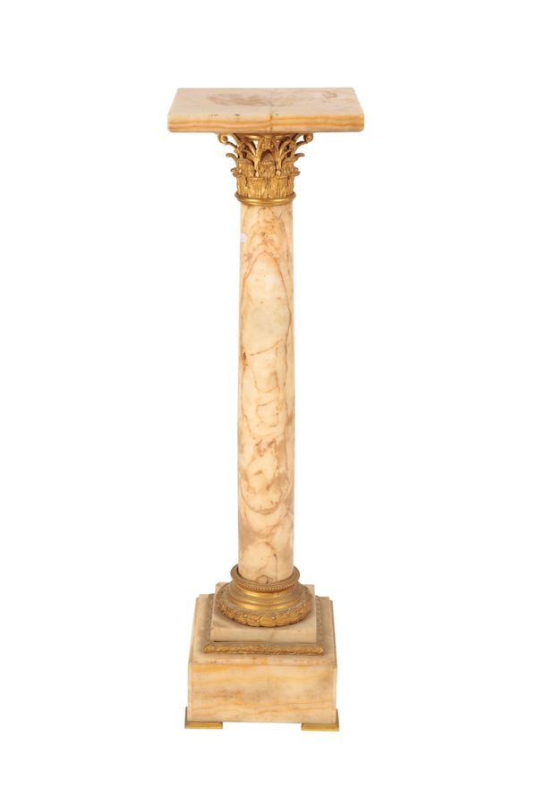 LOUIS XVI STYLE ALABASTER TORCHERE