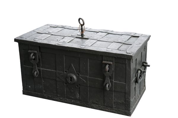 IRON-BOUND "ARMADA" STRONG BOX