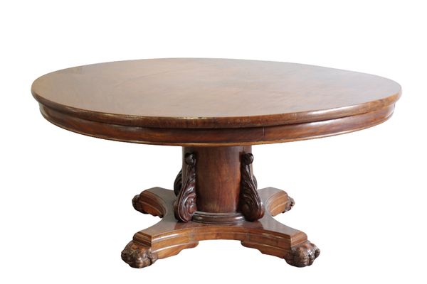 GEORGE IV MAHOGANY CENTRE TABLE