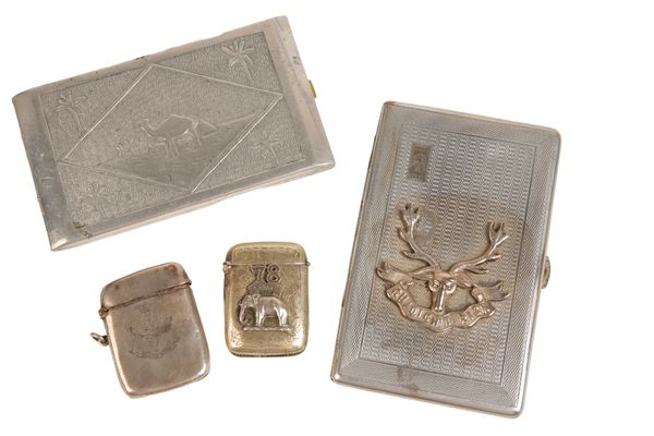 CIGARETTE TINS AND VESTA CASES RELATING TO THE SEAFORTH HIGHLANDERS