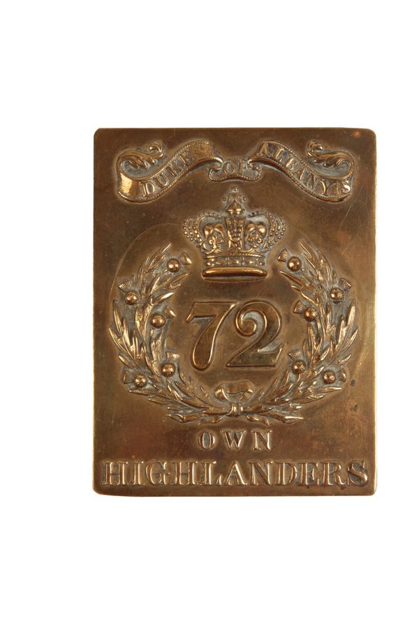 SEAFORTH HIGHLANDERS CROSS BELT PLATE