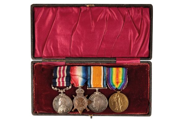 EXCEEDINGLY RARE DURHAM PALS ESCAPERS MILITARY MEDAL GROUP