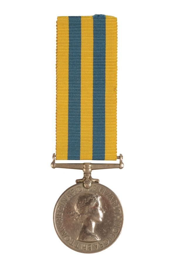 QUEENS KOREA MEDAL TO PTE H WOOD DLI