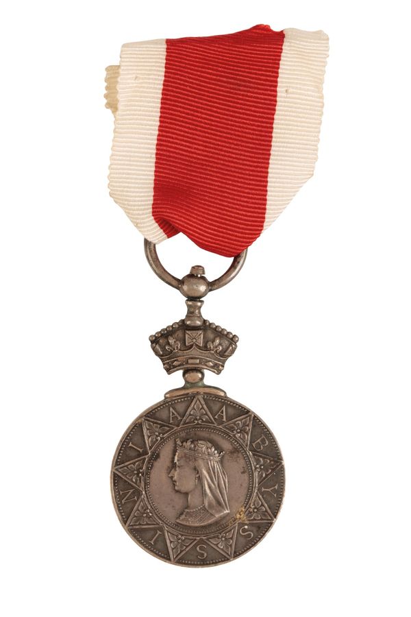 ABYSSINIA MEDAL TO N MURPHY, BOY 1ST CLASS ON HMS ARGUS  