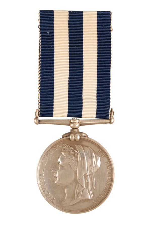 NO BAR EGYPT MEDAL 1882 TO A MACEY ABLE BODIED SEAMAN HMS THALIA