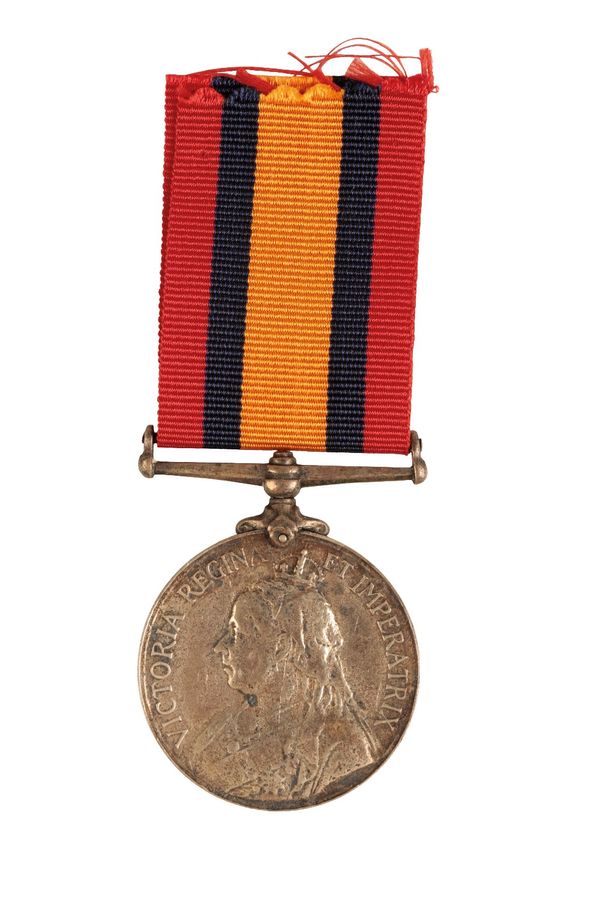 NO BAR QUEENS SOUTH AFRICA MEDAL TO T READING OF HMS MONARCH