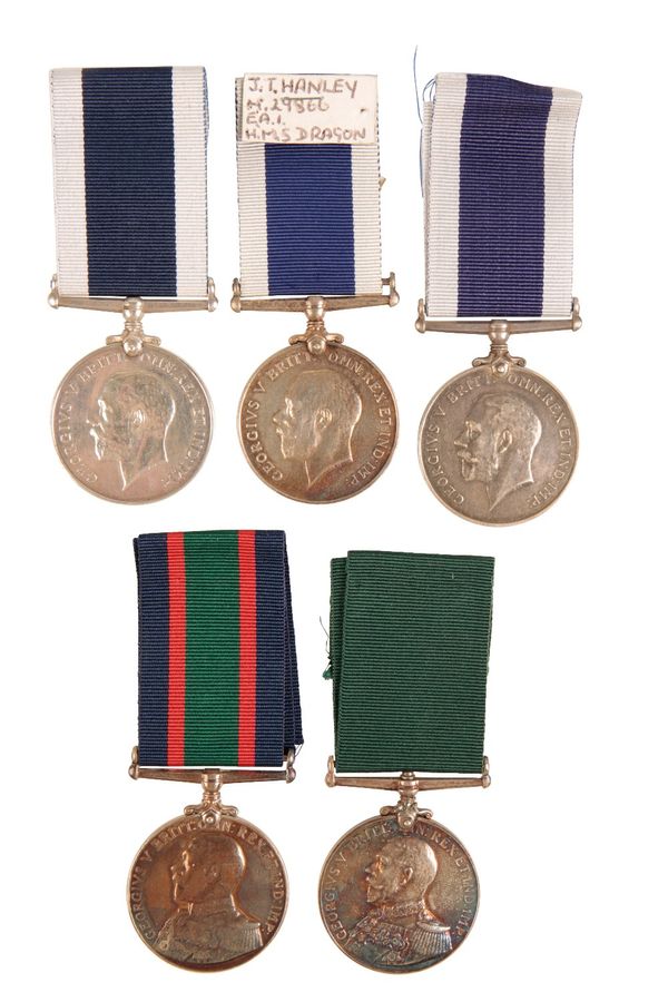 A COLLECTION OF NAVAL LONG SERVICE GOOD CONDUCT MEDALS