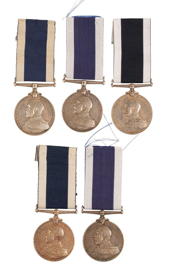 COLLECTION OF NAVAL LONG SERVICE GOOD CONDUCT MEDALS