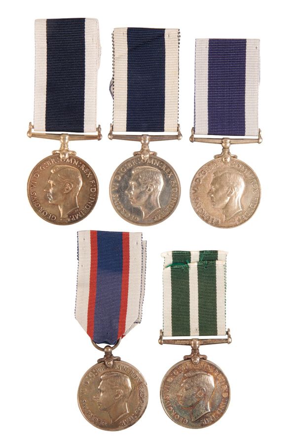 COLLECTION OF NAVAL LONG SERVICE GOOD CONDUCT MEDALS