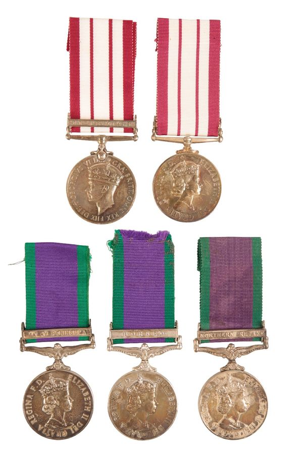 COLLECTION OF ROYAL NAVY AND ROYAL MARINE CAMPAIGN MEDALS