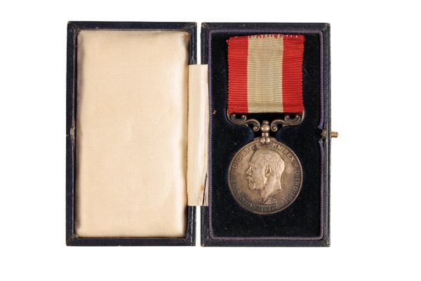 CASED ROCKET APPARATUS MEDAL TO HARRY WILSON