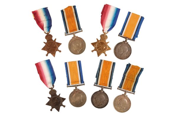 COLLECTION OF ROYAL NAVY GREAT WAR MEDALS