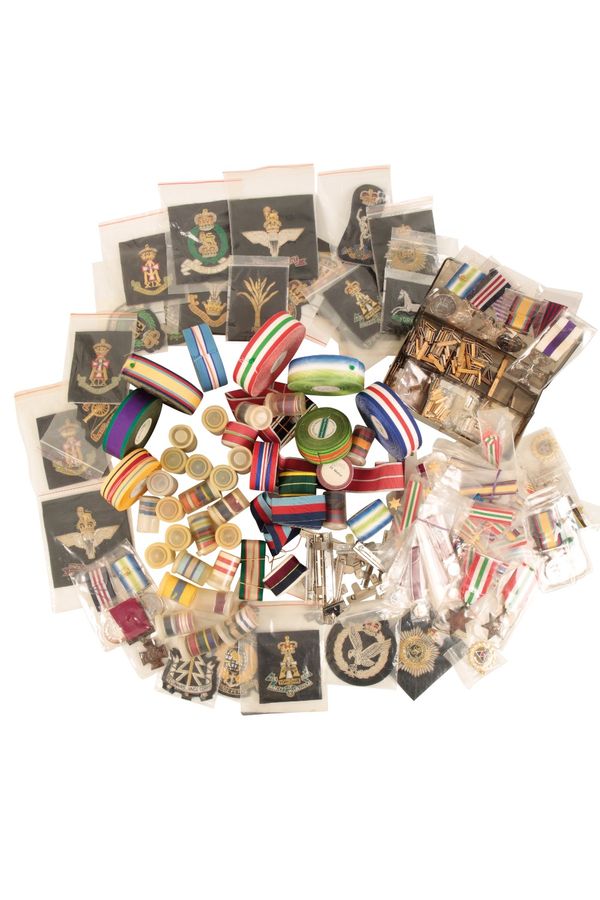 A HUGE COLLECTION OF MEDAL MOUNTING EQUIPMENT