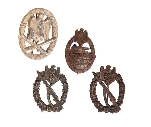 FOUR GERMAN BADGES