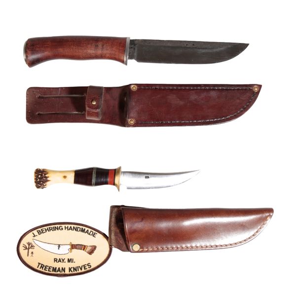 GEOFFREY HAGUE HAND-MADE ENGLISH HUNTING KNIFE