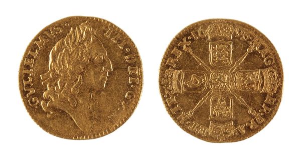 WILLIAM III HALF GUINEA, 1695