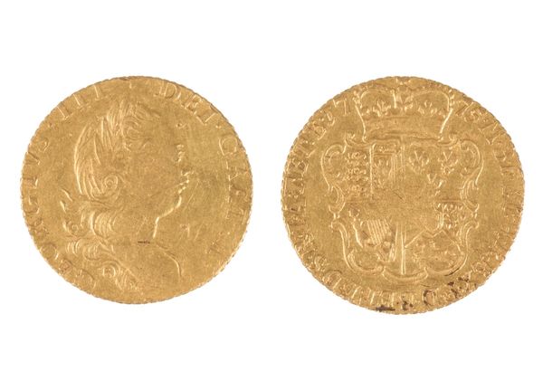 GEORGE III GOLD HALF-GUINEA, 1775 