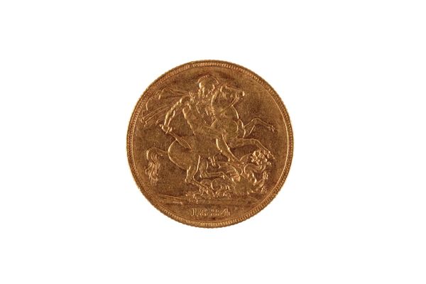 VICTORIAN 1884 GOLD SOVEREIGN