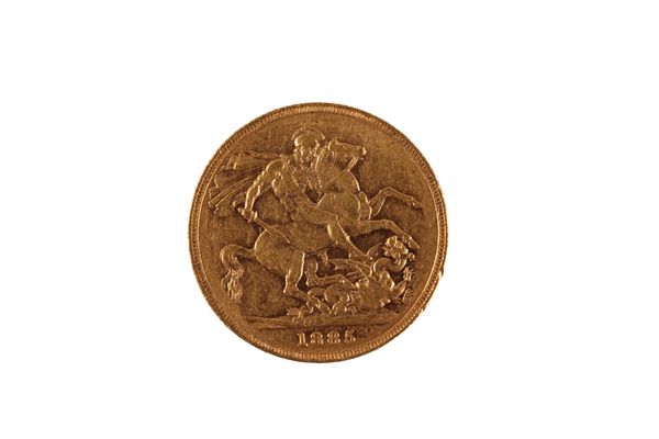 VICTORIAN 1885 GOLD SOVEREIGN