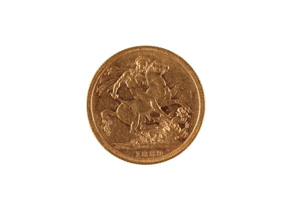 VICTORIAN 1889 GOLD SOVEREIGN