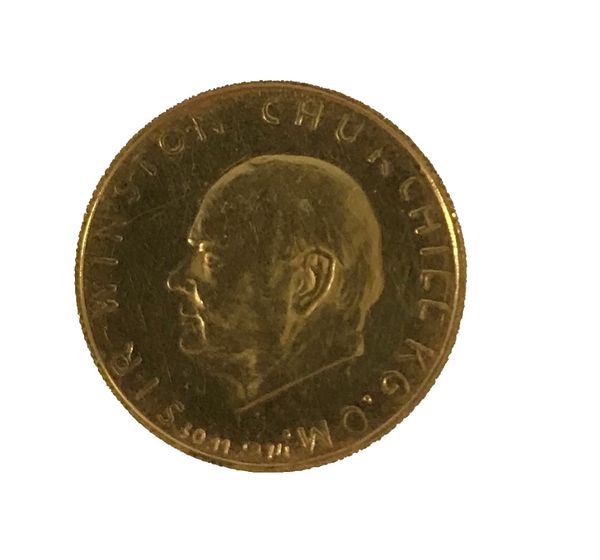 SIR WINSTON CHURCHILL GOLD MEDAL