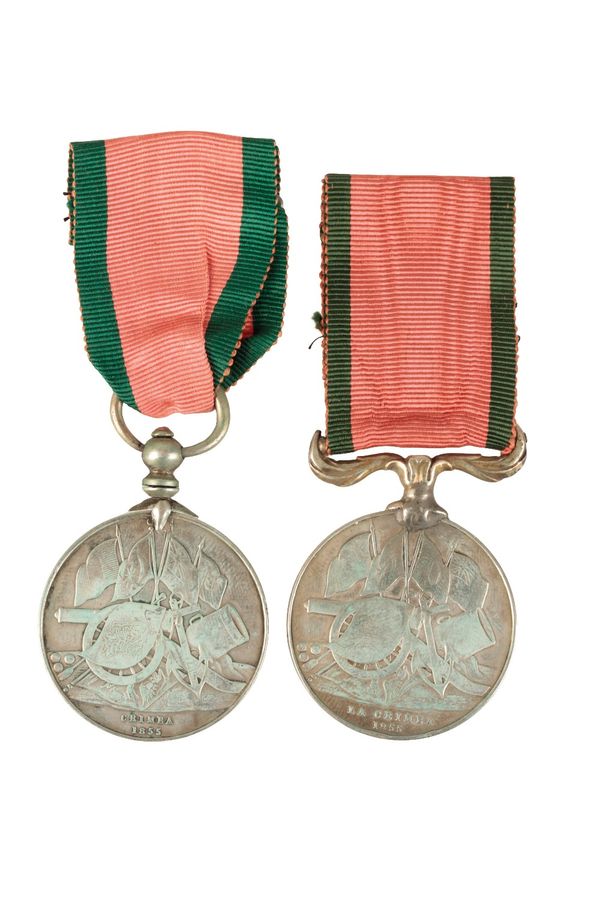 PAIR OF FRENCH CRIMEA & TURKISH CRIMEA MEDALS