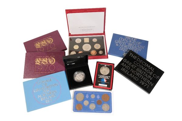 COLLECTION OF PROOF SETS AND COINS