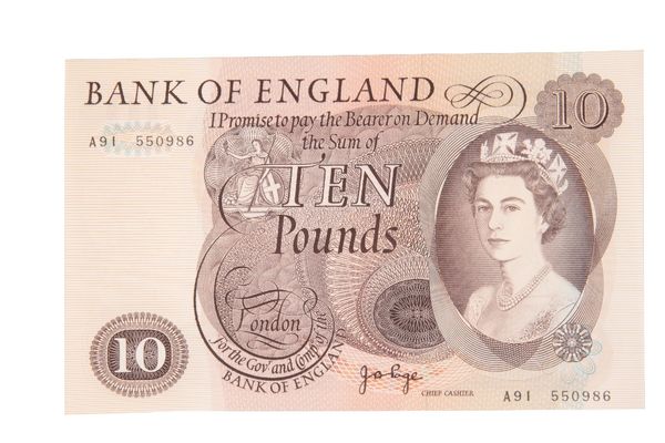 BANK OF ENGLAND £10 NOTE