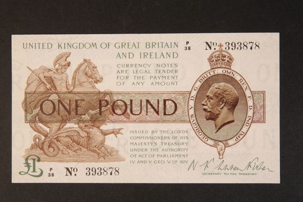 ONE POUND NOTE