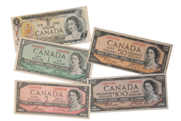 COLLECTION OF CANADIAN BANK NOTES