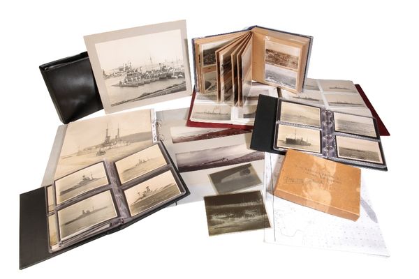 PORTLAND HARBOUR: COLLECTION OF BLACK AND WHITE POSTCARDS AND PHOTOS