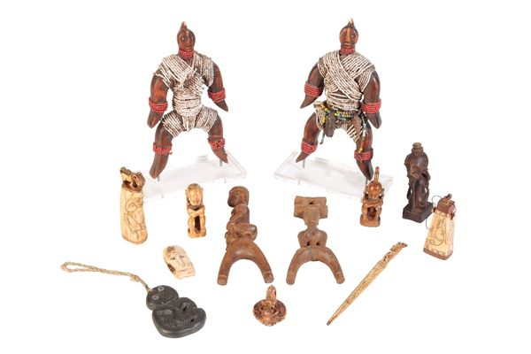 A LARGE COLLECTION OF TRIBAL FIGURES