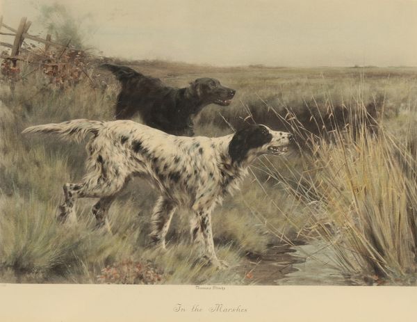 AFTER THOMAS BLINKS (1860-1912) "IN THE MARSHES" AND "ON THE BANK"