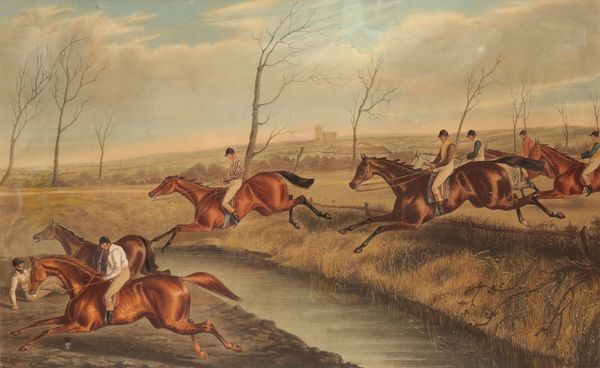 HORSE RACING INTEREST: A SET OF THREE GRAND NATIONAL PRINTS