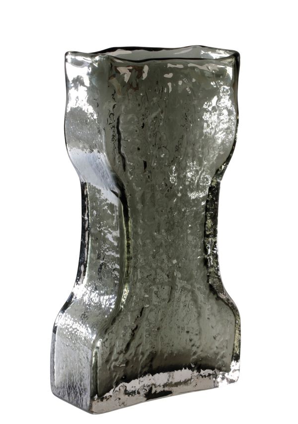 •GEOFFREY BAXTER FOR WHITEFRIARS: A PEWTER WAISTED VASE