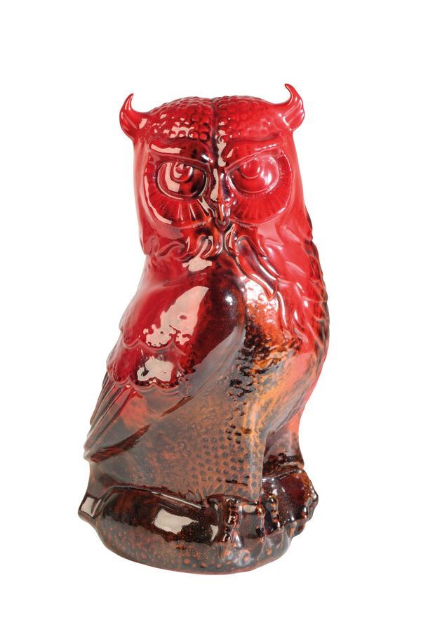 ROYAL DOULTON "FLAMBE" OWL