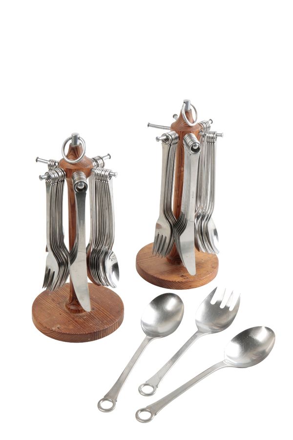 GENSE: A COLLECTION OF STAINLESS STEEL "PANTRY" FLATWARE