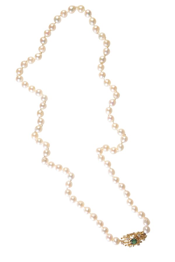 •ALAN GARD: A MODERNIST CULTURED PEARL NECKLACE