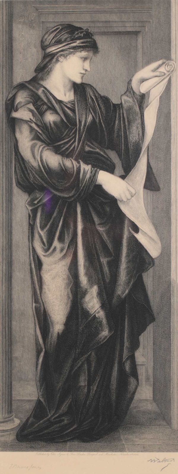 CHARLES-ALBERT WALTNER (1846-1925) AFTER SIR EDWARD COLEY BURNE-JONES (1833-1898) 'The Cumaean Sibyl