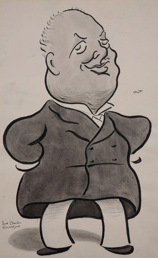 MAX BEERBOHM (1872-1956) Caricature of Lord Charles Beresford