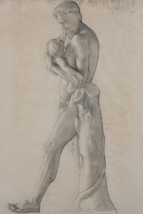 •M SAINTARAILLE (19th/20th century) A pair of classical style nude studies