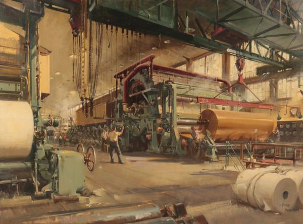 •TERENCE CUNEO (1907-1996) 'PM13 - Aylesford Newsprint'