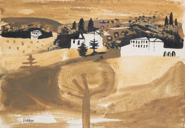 •MARY FEDDEN (1915-2012) Landscape study