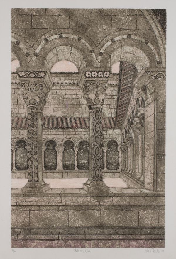 •VALERIE THORNTON (1931-1991) 'Cloister, Elve' 