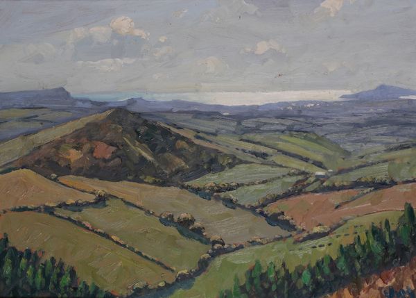 ENGLISH SCHOOL, 20TH CENTURY Landscape view 