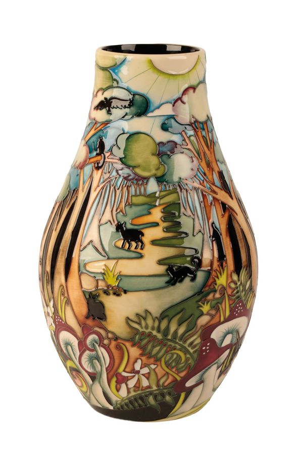 MOORCROFT: A "Wonderland" Prestige limited edition vase